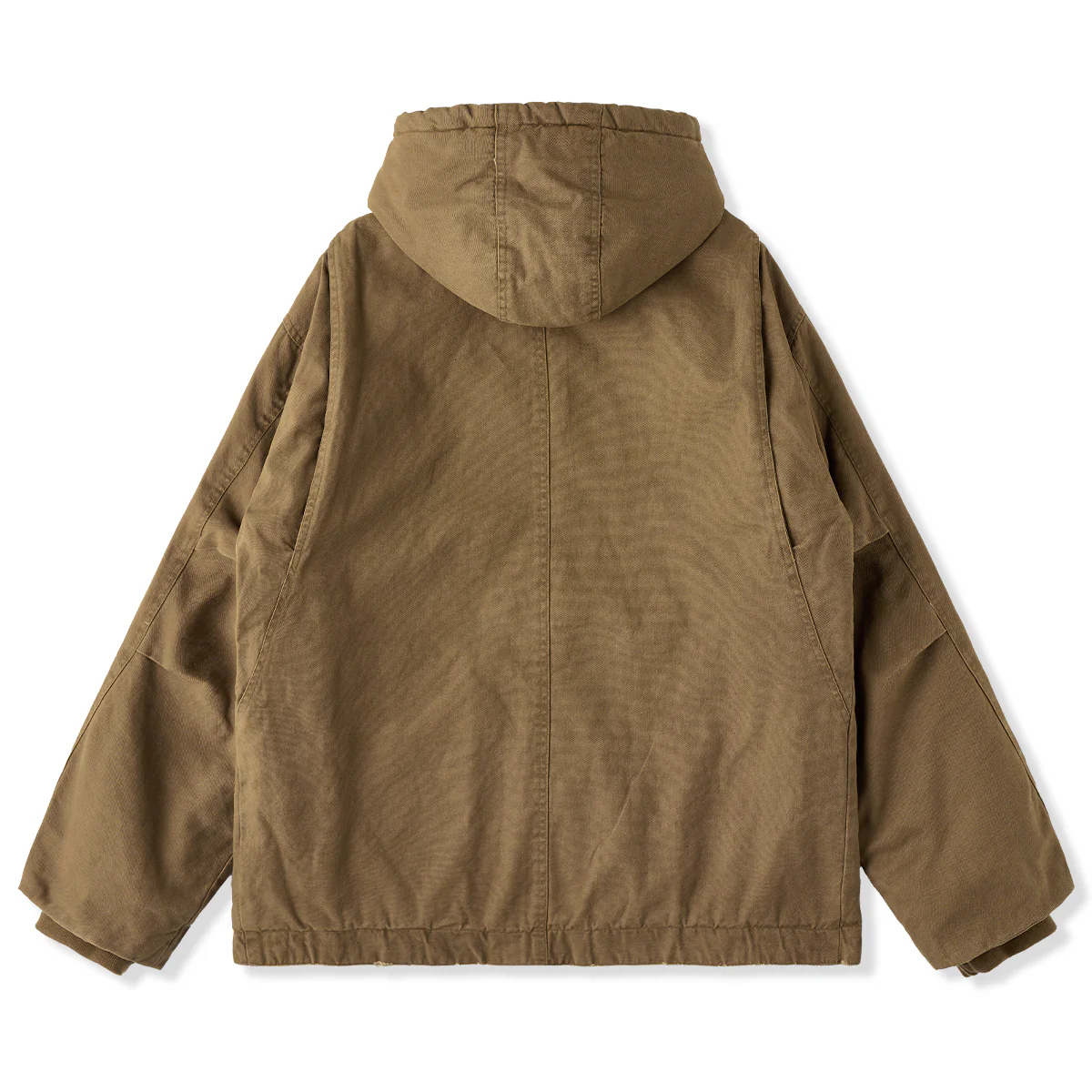 3色展開 フード付き裏ボアワークジャケット - Image 4