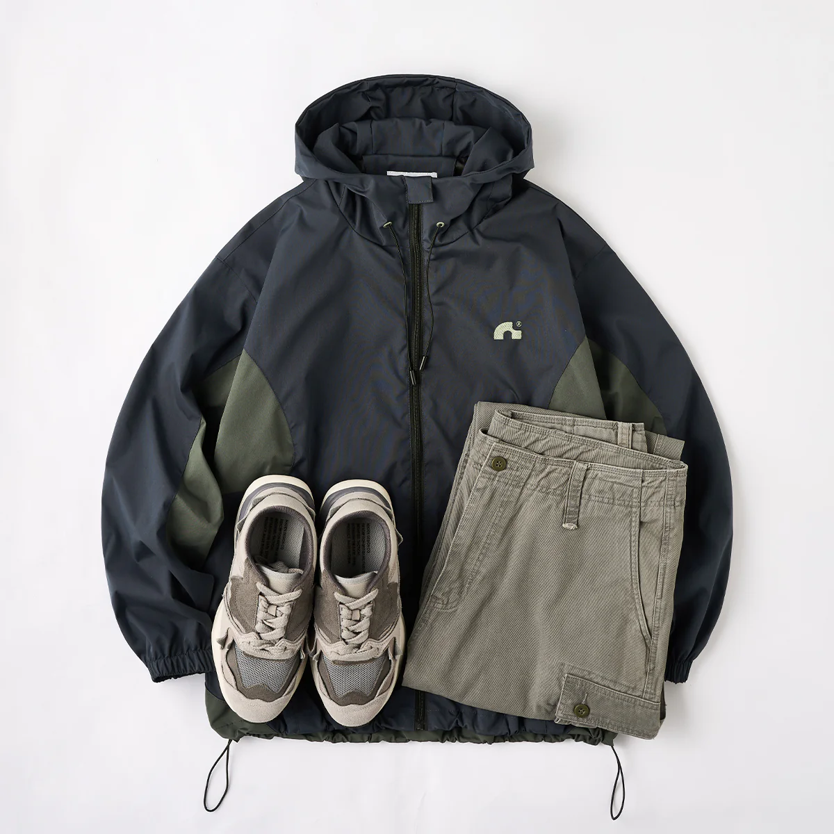 Urban outdoor 撥水機能付きカラーブロッグマウンテンパーカージャケット - Image 17