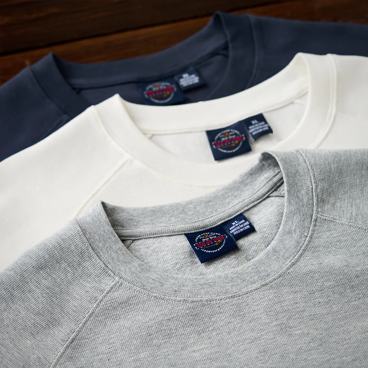 260ｇヘビーウェイト　ワッフルラグランスリーブTシャツ - Image 8