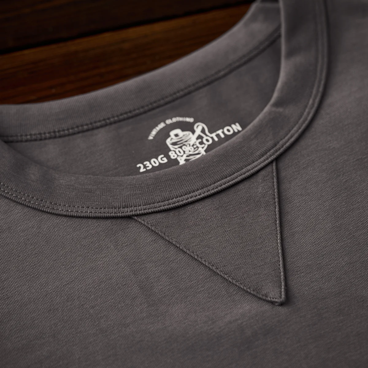 SORONA®涼感機能　海軍クルーネックコットン混紡Tee - Image 10