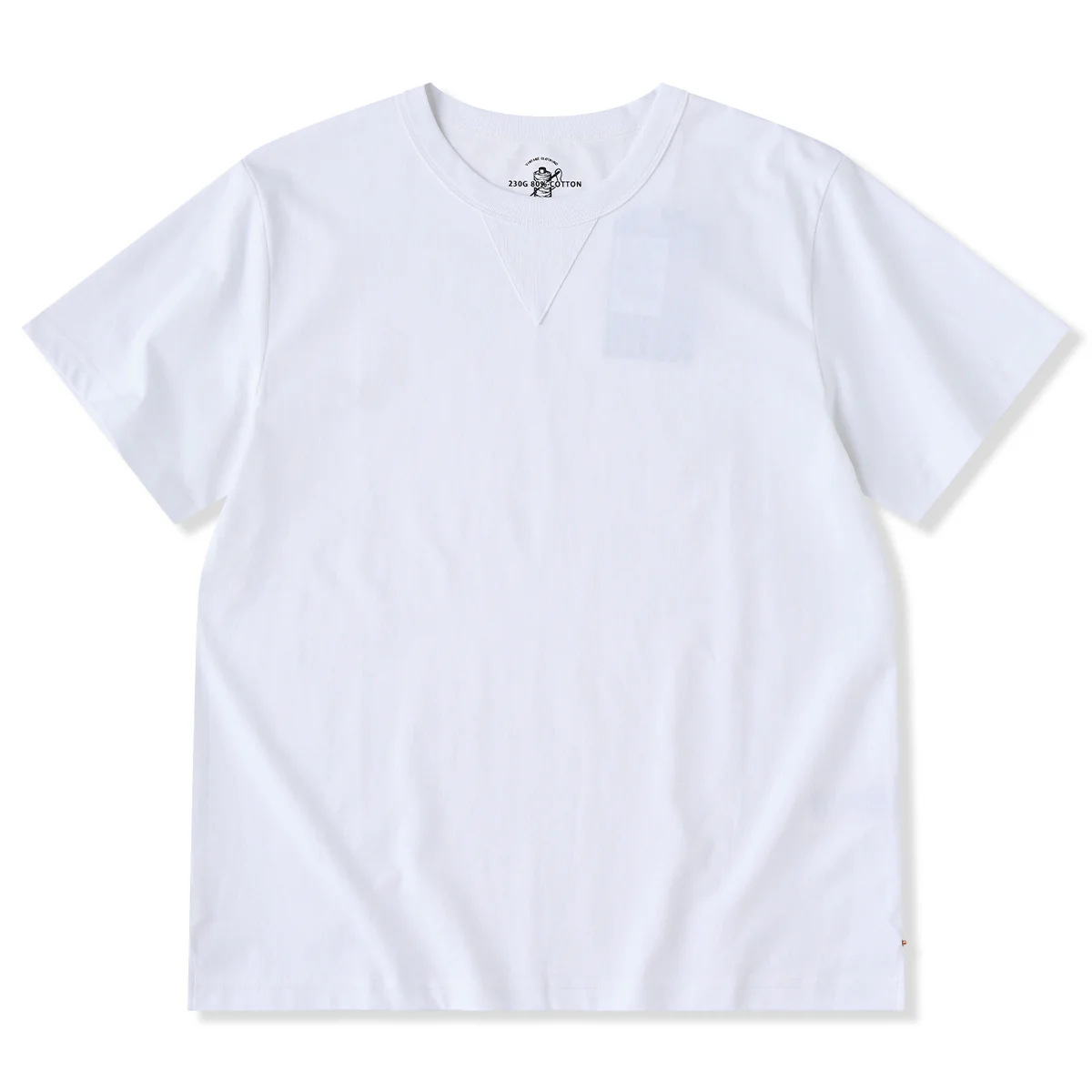 SORONA®涼感機能　海軍クルーネックコットン混紡Tee - Image 5