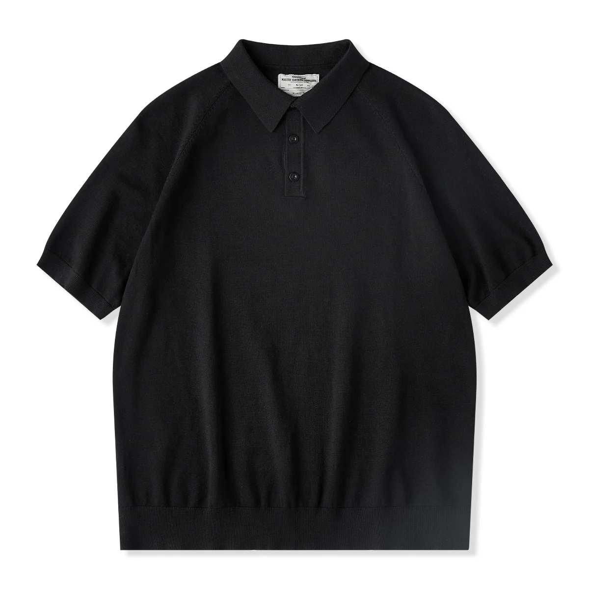 Business&Casual　無地7色ラグランスリーブニットポロシャツ - Image 6