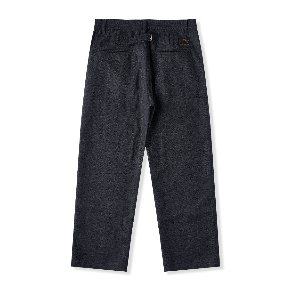 Business&Casual ウール混ヘリンボーンツイルスラックス - Image 4