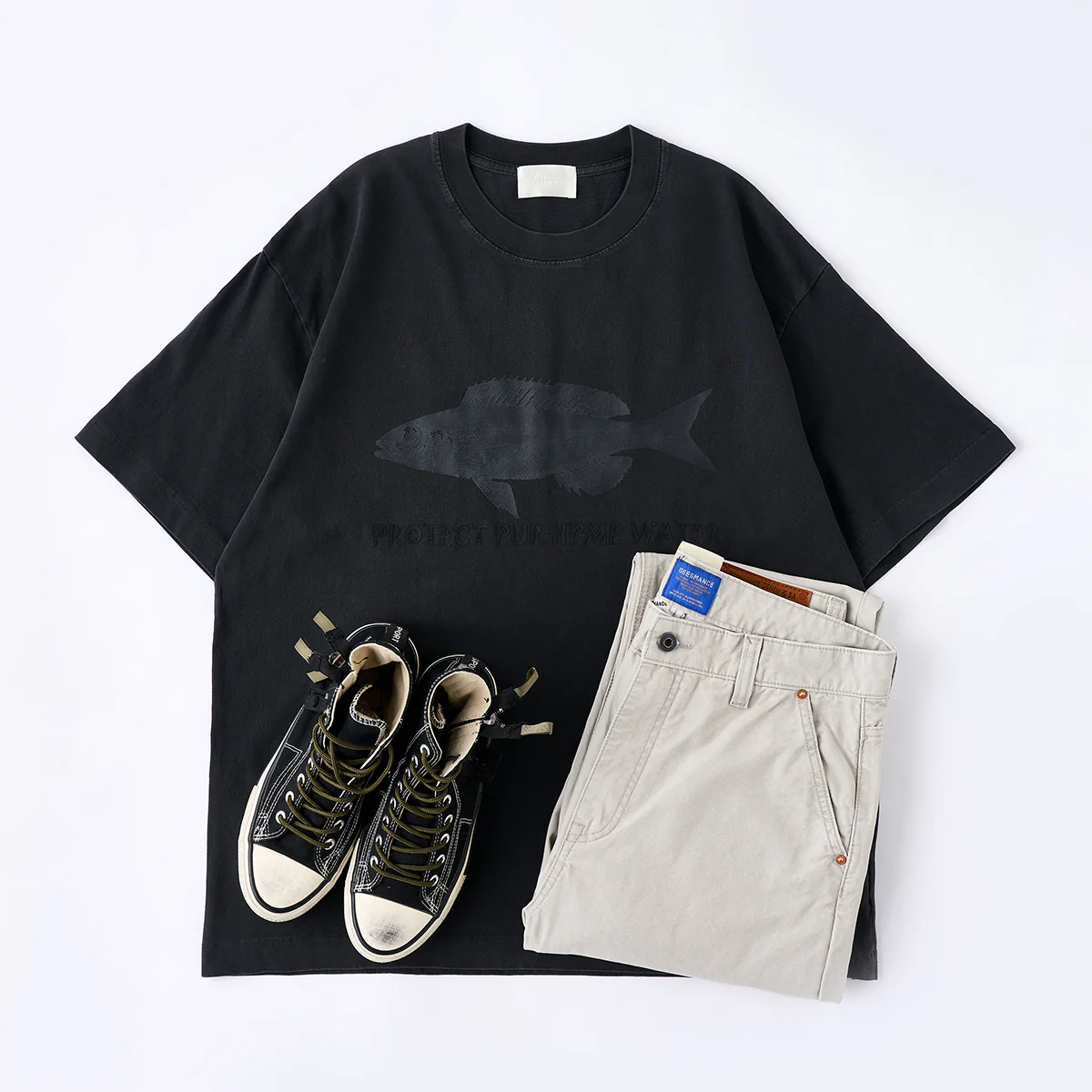 Business&Casual 三色展開ストレートコットンチノパン - Image 17