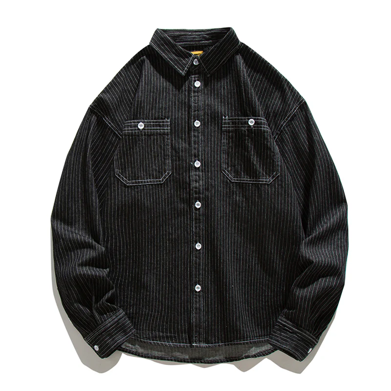 WABASH　ウォバッシュストライプデニムシャツ - Image 2