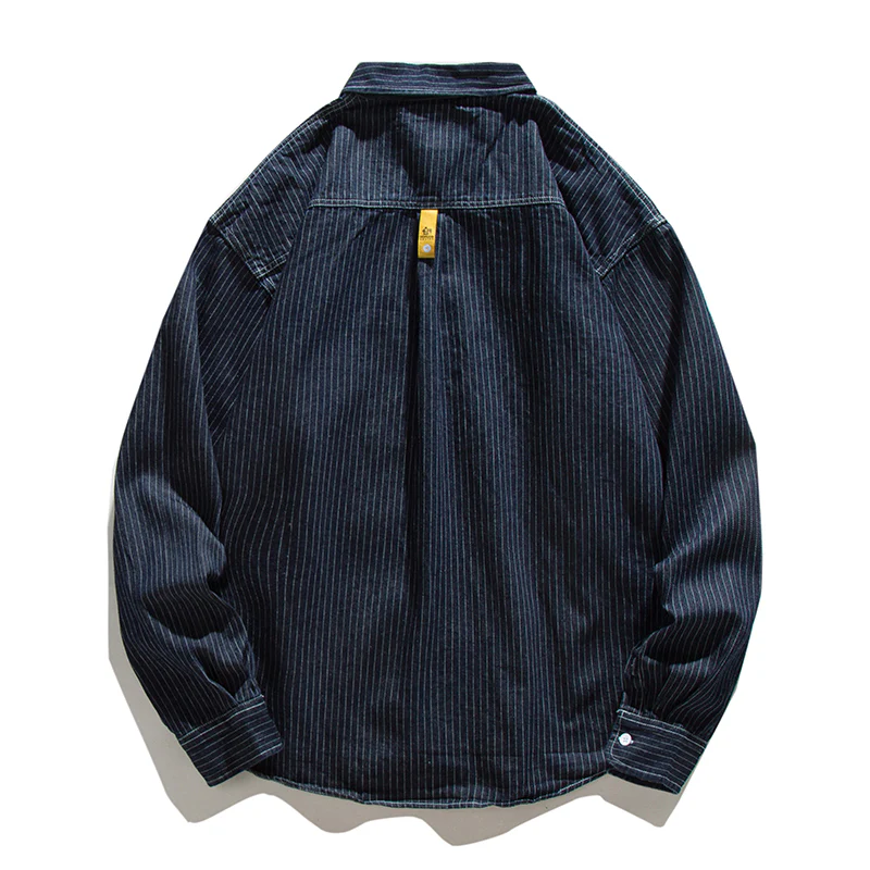 WABASH　ウォバッシュストライプデニムシャツ - Image 3