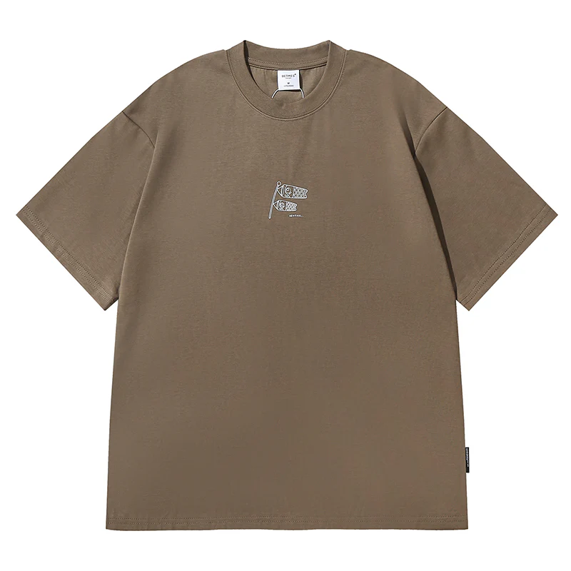 鯉のぼりプリント入り　四色展開クルーネック半袖tee - Image 2