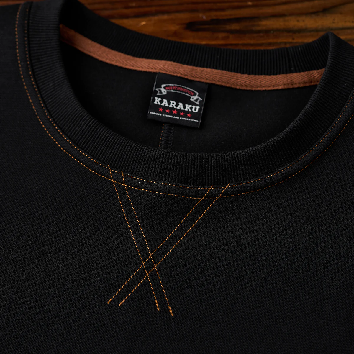 「STAY TRUE」刺繍ワッペン　VガゼットエアーレイヤーTシャツ - Image 7
