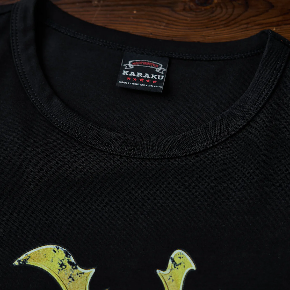 【予約】「光る目をした武将虎」プリント＆刺繍入りコットンTee - Image 7