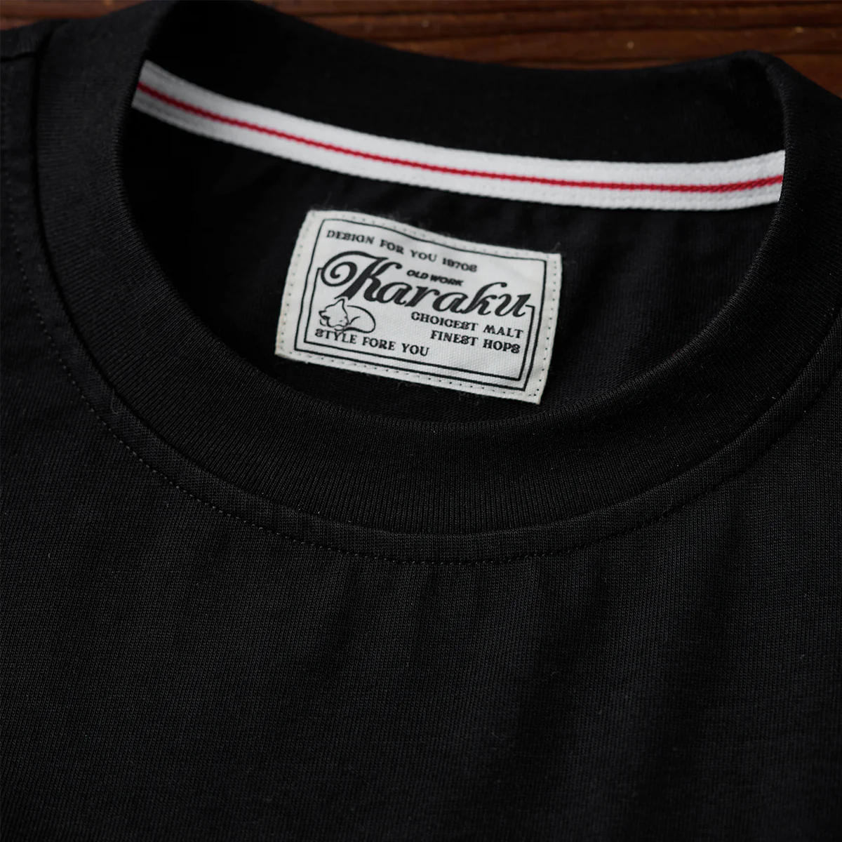【予約】異素材パッチワーク 無地×ペイズリー柄切り替えコットンTee - Image 7