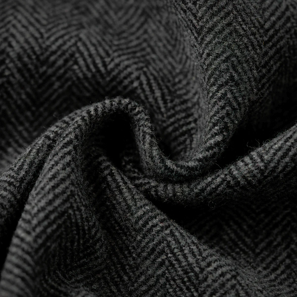 Business&Casual ヘリンボーンウール混ツイードロングコート - Image 16