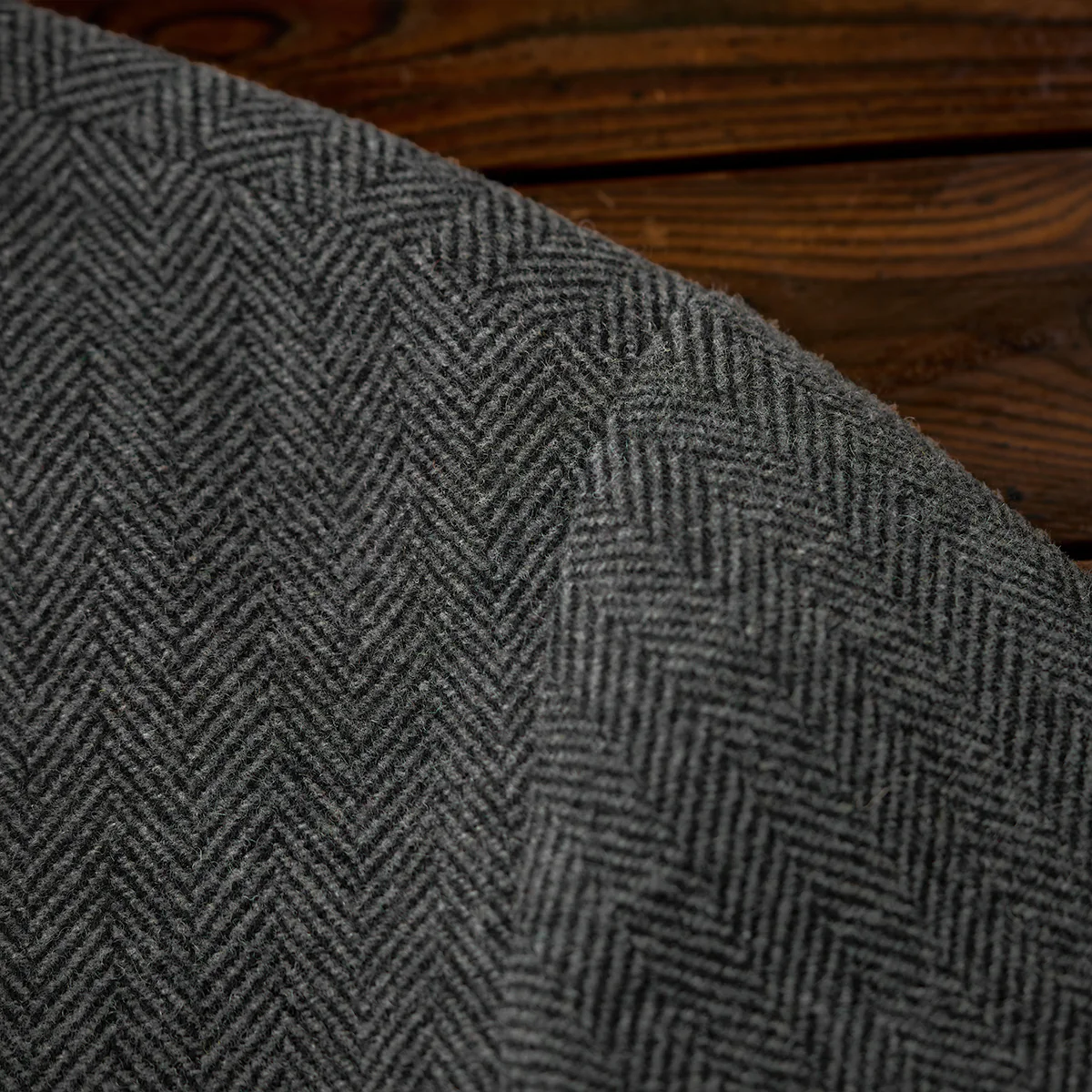 Business&Casual ヘリンボーンウール混ツイードロングコート - Image 8