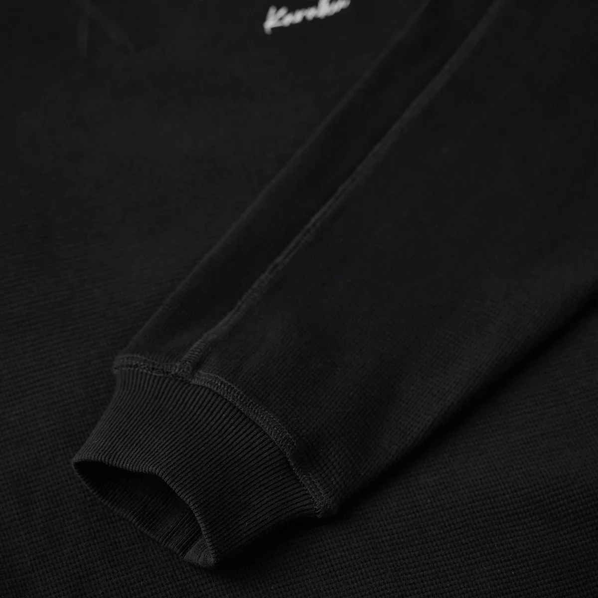 ジャガードペイズリー切替　「KaraKu」刺繡ミニワッフルスウェット - Image 13