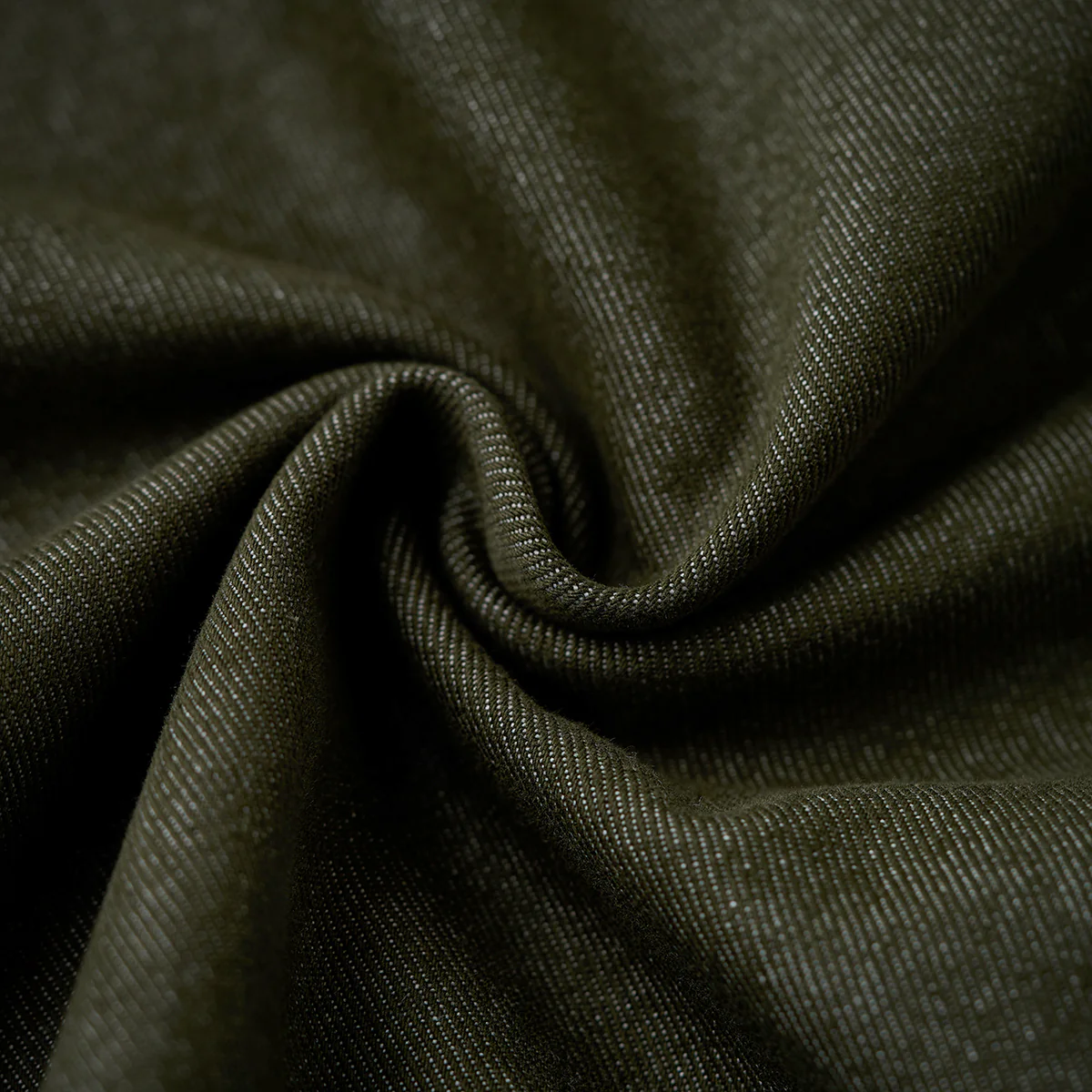「KaraKu」ロゴ刺繡 裏ナバホ調柄・肘パッチハーフジップデニムスウェット - Image 14