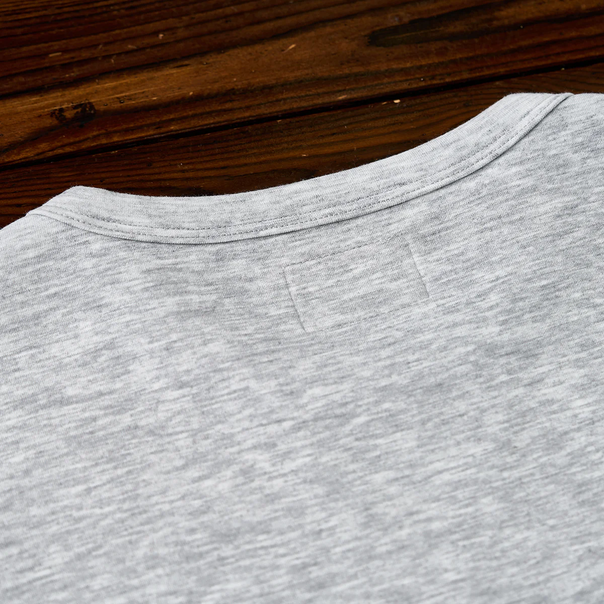 再構築 デニムxダンボールニット切替アシンメトリーTee - Image 8