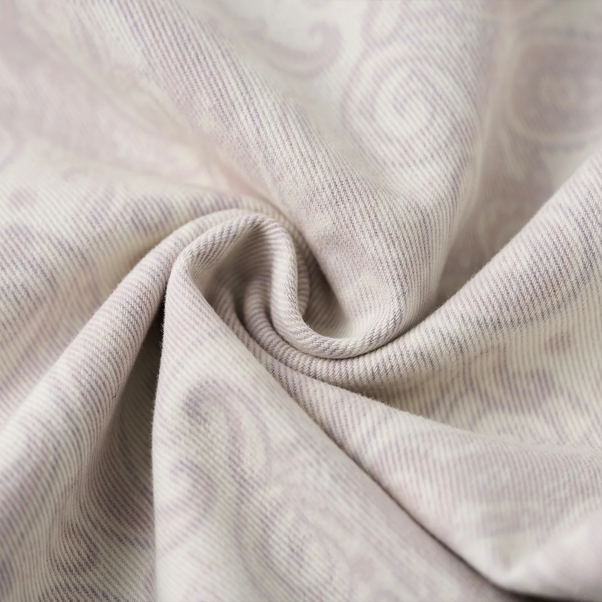 裏ペイズリープリント　「KaraKu」刺繡入りコットン混ツイル半袖シャツ - Image 17