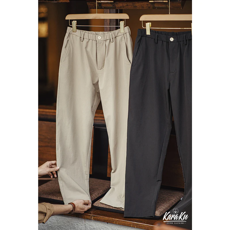 Cleanfit ノンアイロンドレープストレッチパンツ - Image 5