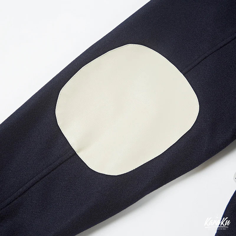 エルボーパッチ 「B」刺繡入りスタジャン - Image 7