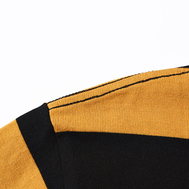 Biker Style ヘビーウェイトボーダー柄Tシャツ 長袖 - Image 13