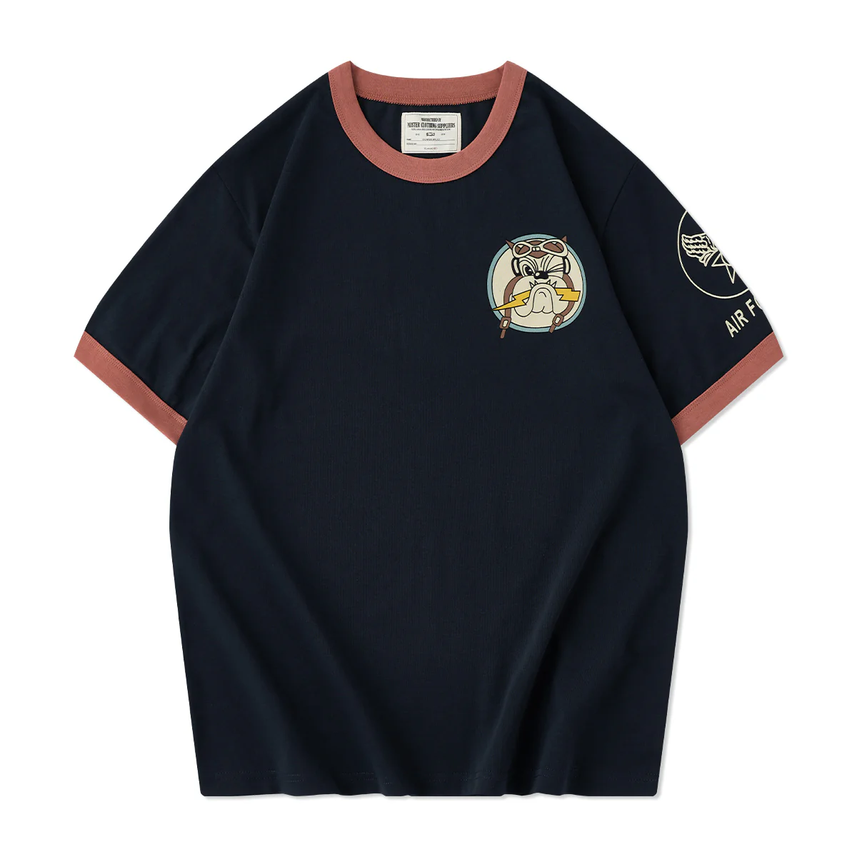 U.S. AIR FORCEプリント　ミリタリー半袖Tシャツ - Image 3