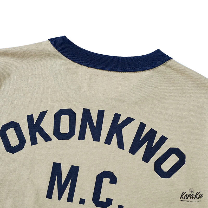 バイクプリントコットンリンガーTee　全4色 - Image 11