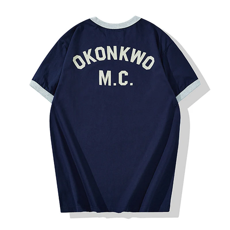 バイクプリントコットンリンガーTee　全4色 - Image 6