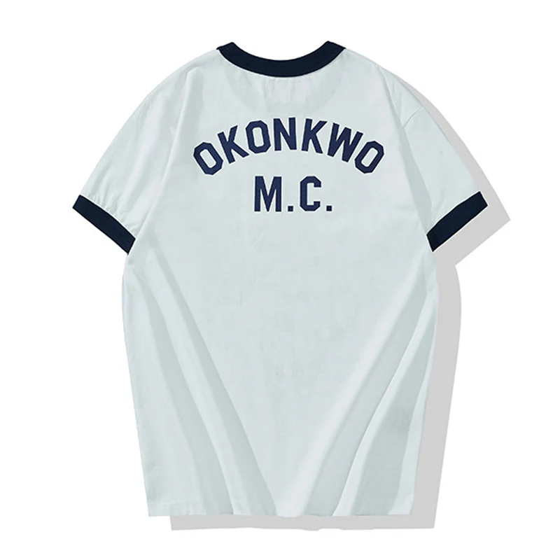 バイクプリントコットンリンガーTee　全4色 - Image 7