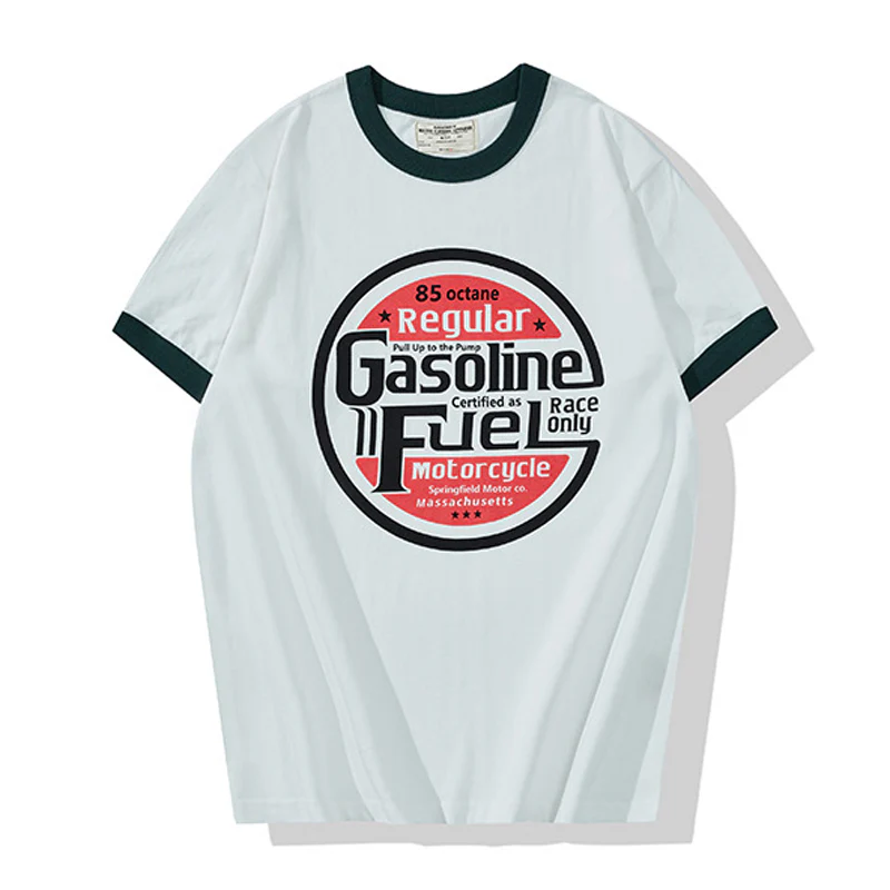 ヴィンテージ　バイカープリントリンガーTee - Image 3