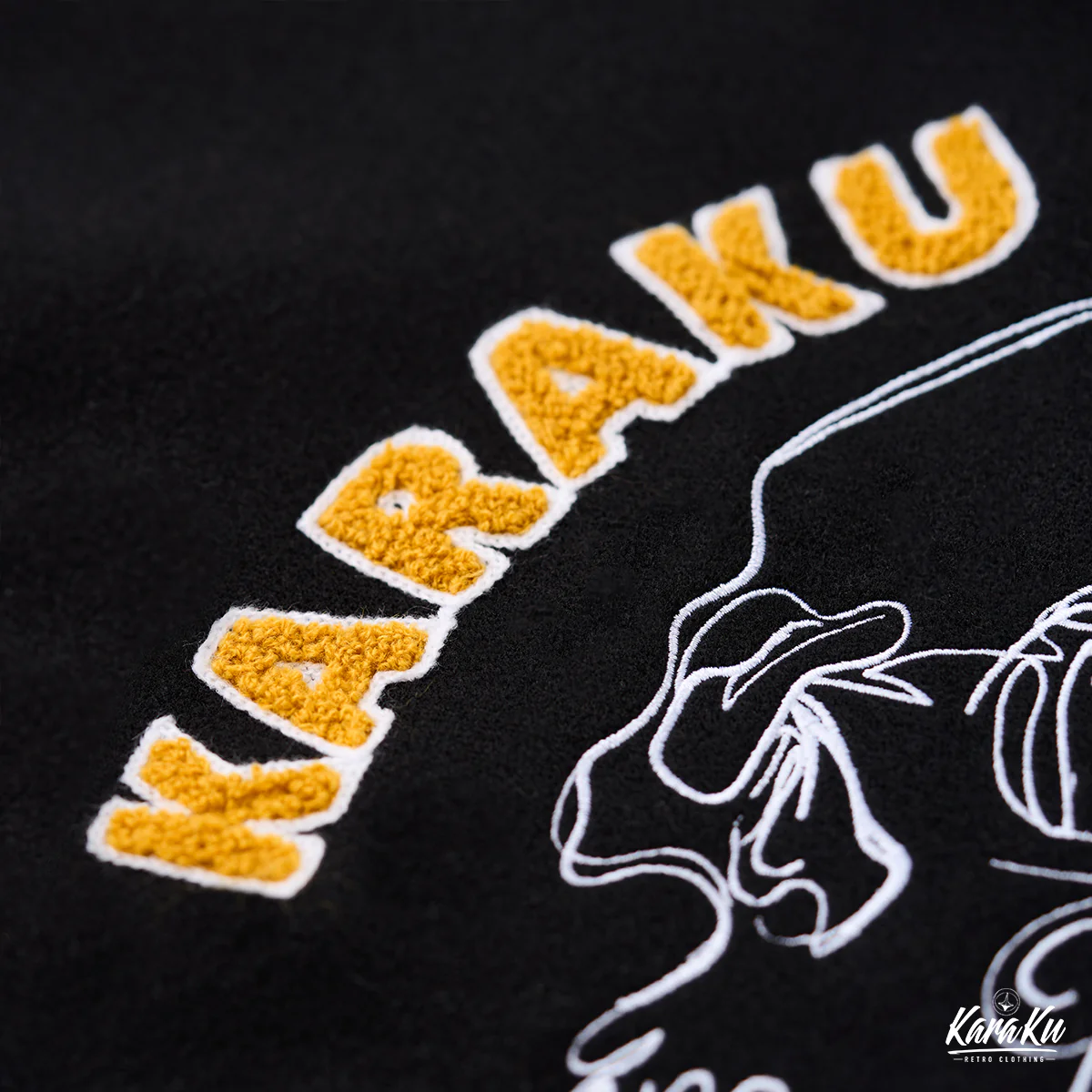 KARAKU ORIGINAL 髑髏刺繡入りスタジャン - Image 11