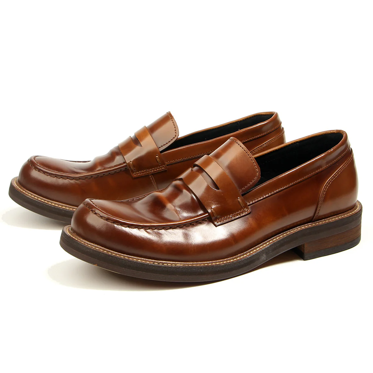 Classic&Casual 馬革ペニーローファー - Image 3