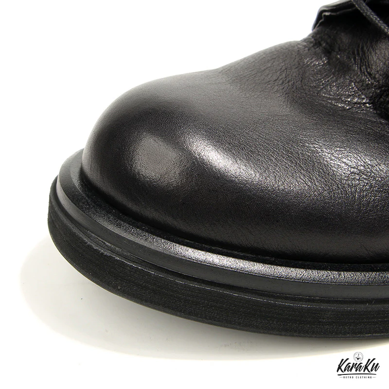Business&Casual カラーラビング加工本革ダービーシューズ - Image 11