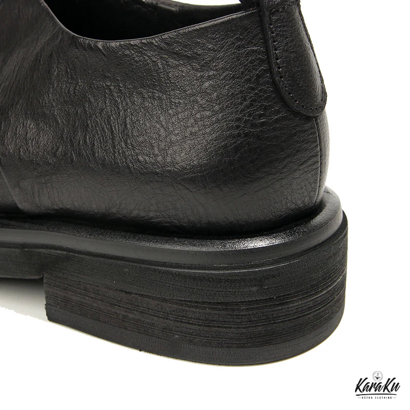 Business&Casual カラーラビング加工本革ダービーシューズ - Image 15