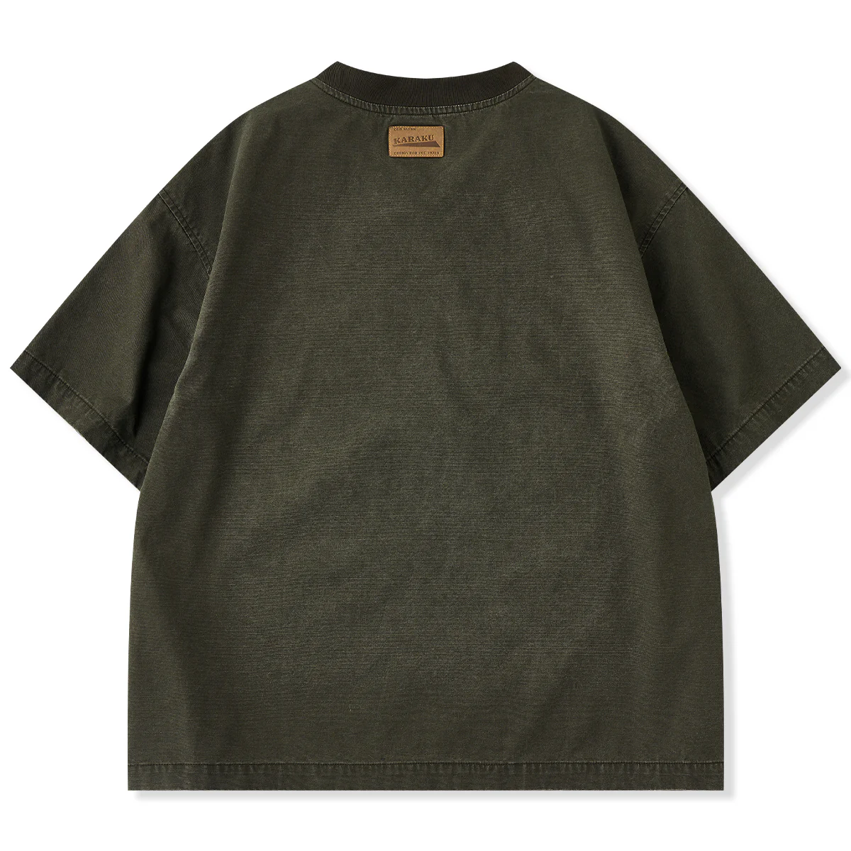 【予約】裾サイドジップ 刺繍入りウォッシュ加工コットンピケTee - Image 2