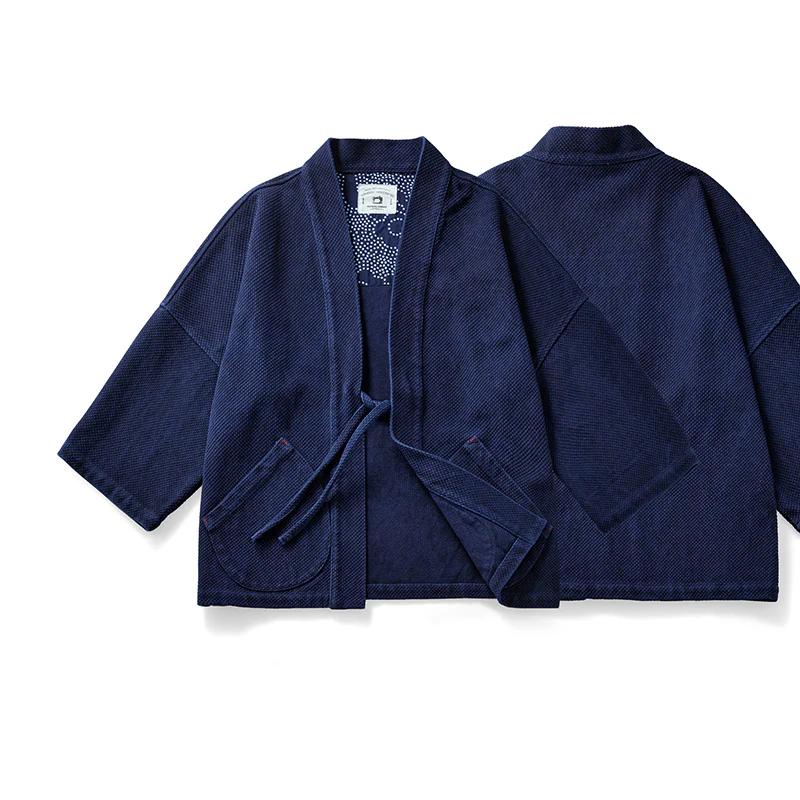 藍染ビンテージ半纏 - Image 4