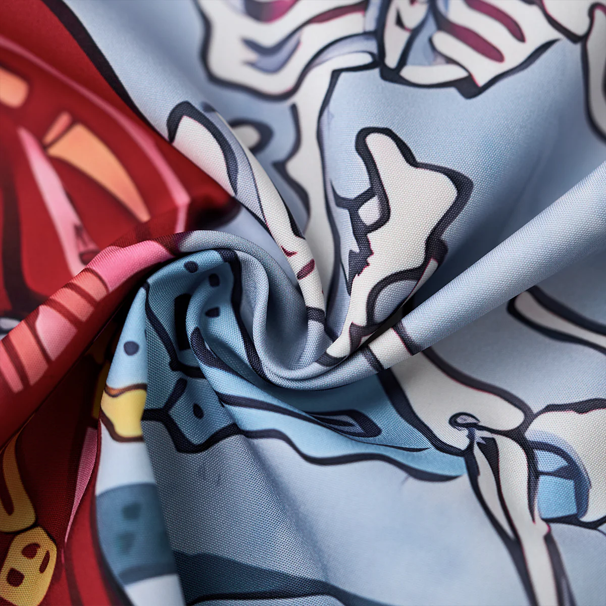【予約】河鍋暁斎「地獄太夫図」浮世絵プリントアロハシャツ - Image 16